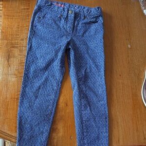 Crewcuts Blue Print Toothpick Jeans